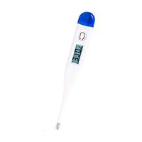 Digital Thermometer for Children and Adults, Soft Head Electronic LCD Thermometer Medical Thermometre, Body Fever Temperature Measuring Tools (Blue)