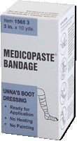 Medico Paste Bandage, 3" X 10 Yd Functions As Protective Covering for Skin Grafts of the Lower Extremities
