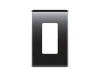 Legrand - On-Q WP5001GB 1Gang Studio Wallplate, Gloss Black