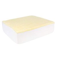 Care Apparel Extra Large Easy Rise Seat Cushion - 5" Foam Booster & Removable, Washable Poly-Shearling Cover - 15 1/2" x 18"