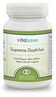 Vitabase Suprema Dophilus Multi Probiotic Digestive Supplement 60 Capsules (Pack of 6)