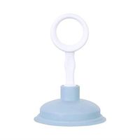 Kitchen Pipeline Sink Pipe Dredger Suction Cup Toilet Plunger Household Cleaner for Kitchen Toilet - Blue