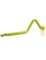 Dickin Plastic Handle Bending Toilet Bowl Side Angle Brush Scrub Bathroom Accessories Toothbrush Holders