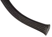 10 Ft. Long, Black Braided Expandable Cable Sleeve
