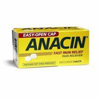 573020045 Anacin Tablets 100 Per Bottle by Insight Pharmaceuticals -Part no. 573020045
