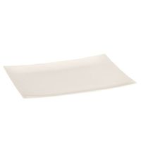 Lillian 9 X 6-7/8 Inch Rectangular Plastic Plates, 10 Count, Sahara