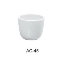 Yanco AC-45 ABCO 4.5 oz Chinese Tea Cup, 3" Diameter, Porcelain, Super White, Pack of 36
