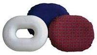 Rose healthcare Memory Foam Donut Tailbone & Coccyx Seat Cushion - Pain Relief Pillow for Hemorrhoid, Prostate, Pregnancy, Post Natal, Post Surgery and Sciatica Memory Foam Large, 18" Diameter