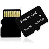1024GB Micro Memory Card High Speed Class 10 with TF Card Adapter for Card SD SDXC Card for Cell Phone Camera MP3 1TB