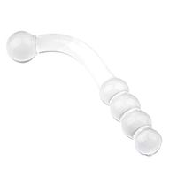 Waterproof Curved Beaded Plugt Butt Adult Sexi Toy