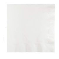 250-Count Touch of Color 3-Ply Paper Dinner Napkins, White
