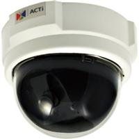 ACTi Surveillance E51 1MP Fixed Indoor Dome CMOS H.264 30fps 1280x720 Camera White Retail