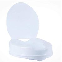 Raised Toilet Seats Medical Elevated and Commode Booster Seat Riser,Bathroom Safety Extender Assists Disabled, Elderly, Handicapped,Cover19.8cm