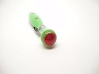 Lucite Treasures China Rose Pen Green