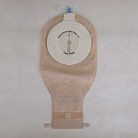 EZ Clean Drainable One-Piece Pouch with Attached Wafer, Opaque (Box of 10)