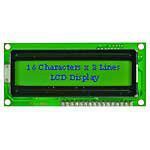 Parallax 27977 LCD Display, 16 x 2 Character, Serial Backlit ASCII Dec 32-127