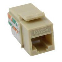 Cat5e Keystone Jack Insert, Ivory