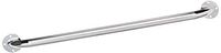 Medline MDS86032CHR Standard Knurled Grab Bar, 32" Chrome (Pack of 3)