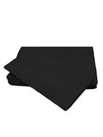 Elina Home 16”x16” Decorative Home Disposable Dinner Napkins | Linen Cloth Napkin Like Paper | Cocktail Wedding Party | (Black, 50)