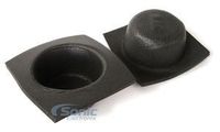 The Install Bay VXT42 XTC Universal 4" Shallow Round Foam Speaker Acoustic Baffle (pair)