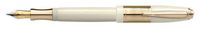 Laban Genghis Khan Ivory GT Broad Point Fountain Pen - LRN-F987-IVPGB