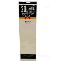 20 White Tissue Wraps, Case of 72