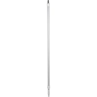 Vikan 29735 63.5"-113.75" Waterfed Aluminum Extension Handle with Threaded Tip, 1.26" Diameter, White