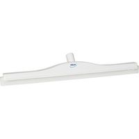 Vikan 77145 Rubber Polypropylene Frame Double Blade Squeegee, 24", White
