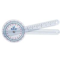 Blue Jay an Elite Healthcare Brand Take a Range Check Clear Plastic Goniometer | 360 Degree Occupational Therapy | 12 inch Physical Therapy Aids