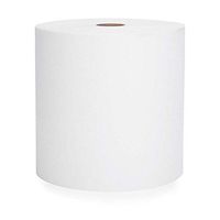 KIMBERLY CLARK CONSUMER KLEENEX Hard Roll Towels, 8 x 600ft, 1 3/4" Core dia, White, 6 Rolls/Carton (50606) by KIMBERLY CLARK CONSUMER