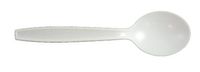 Berkley Square Heavy Polystyrene Soupspoon, Medium, White