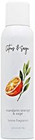 Natural Air Freshener Room Spray Citrus + SAGE Scent, Glossy White Can, 6 oz.