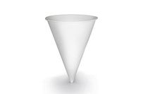 Genpak W4F 4 Oz. Paper Cone Cups - 5000 / CS