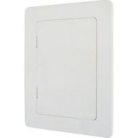 Wallo 5 X 7-Inch Plastic Access Door, Reinforced Hinged Access Panel for Drywall Walls and Ceilings. Perfect for Providing Service Area for Plumbing/Wiring Applications and Electrical Access Panels