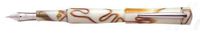 Laban Scepter Ivory Brown Medium Point Fountain Pen - LRN-F687-IBRE