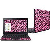 Mightyskins Skin Compatible with Samsung Chromebook 3 11.6" - Pink Leopard | Protective, Durable, and Unique Vinyl Decal Wrap Cover | Easy to Apply, Remove, and Change Styles | Made in The USA