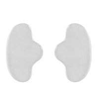 Artibetter 2pcs Silicone Facial Chin Pad Anti-Wrinkle Patches Reusable Invisible Pad Prevent Face Wrinkle