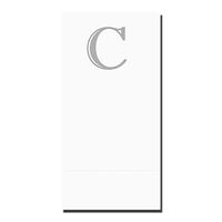 Partypro C Better Than Linen Monogram Guest Towel (16 CT.)