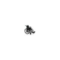 Everest & Jennings 3F020260 Traveler L4 Wheelchair, Adjustable Height Desk Arm, Swing Away Footrest, Quick Release Wheels, 16" x 16"