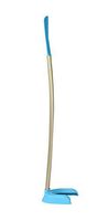 Stylish Extra-Long Standing Shoe Horn AND Shoe Remover (SILVER/BLUE)