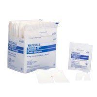 KENDALL Sorb-It # 6242 Drain Sponges, Sterile: 6 Ply - 4 Inches x 4 Inches - 50 Ea by Kendall/Covidien
