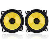 Pulusi 2pcs 4 inch 80W 2-Way Car Speaker Full Range Frequency Auto Stereo Audio Loud Speaker Automotive Automobile Loudspeaker