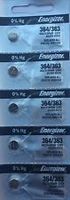 Energizer Batteries 364/363 (SR621W, SR621SW) Silver Oxide Watch Battery. On Tear Strip (Pack of 5)