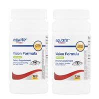 Equate Vision Formula with Lutein Tablets, 120 Count (Pack of 2)
