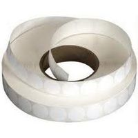 1.5" Dia. White Wafer Seals (No Perf) 2,500 per roll