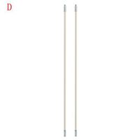 Tuscom Dryer Cleaning Brush Extension Rods Extends Up to 16 Feet Synthetic Brush Head Extender Rods - Dryer Replacement Parts (2 Pieces)