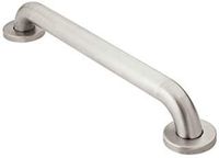Grab Bar - 42" Long X 1.25" Diameter - Peened Nonslip Finish - Stainless Steel