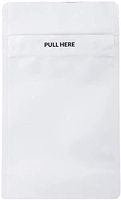 Loud Lock - CHILD RESISTANT- GRIP N PULL Mylar Bags - All White - 1000 Count - 1/4 Ounce - 6.7" x 4" - Packaging Bags - Mylar Bags For Food Storage - Resealable Bags - Storage Bag - Edible Packaging