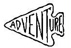 Adventure Arrowhead Black Decal Vinyl Sticker|Cars Trucks Vans Walls Laptop| Black |5.5 x 4 in|LLI514
