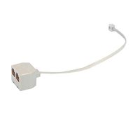 RJ11 6P4C Male to 6P4C Female 2 Way Telephone Splitter Phone Telephone Line